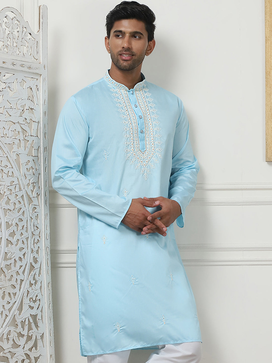 Collar Embroidered & Sequin Kurtas [FF] [A-16-18]