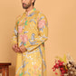Men's Animal Printed Pure Cotton Straight Kurtas. ( KO 5079 Mustard )