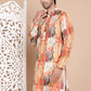Men's Printed Pure Cotton Kurtas ( KO 5079Orange )