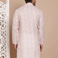 Men's Printed Pure Cotton Kurtas ( KO 5079Peach )
