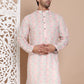 Men's Printed Pure Cotton Kurtas ( KO 5079Peach )