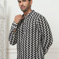 Woven Design Cotton Short kurta for Men