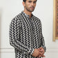 Woven Design Cotton Short kurta for Men
