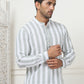 Woven Design Cotton Short kurta for Men