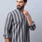 Woven Design Cotton Short kurta for Men