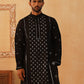 Embroidered & Sequin Cotton Blend Kurtas