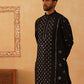 Embroidered & Sequin Cotton Blend Kurtas