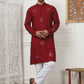 Embroidered Viscose Rayon Straight Kurtas