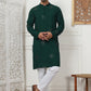 Embroidered Viscose Rayon Straight Kurtas