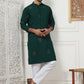 Embroidered Viscose Rayon Straight Kurtas