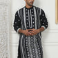 Embroidered & Sequin Cotton Blend Kurtas