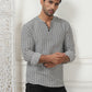 Woven Design Cotton Short kurta for Men