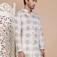 Printed Front Open Kurtas ( KO 5090Olive )