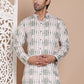 Printed Front Open Kurtas ( KO 5090Olive )