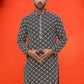 Embroidered Kurtas for Men ( KO 5092 Black ) [FF] [L-16-5-4]