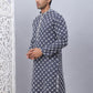 Embroidered & Sequins Kurtas for Men. ( KO 5092Navy )