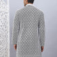 Men's Black Chikankari Embroidered and Sequence Kurtas