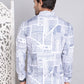 Geometric Printed Short Kurta ( KO 5095Blue )