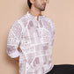 Geometric Printed Short Kurta ( KO 5095Brown )