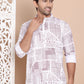 Geometric Printed Short Kurta ( KO 5095Brown )