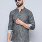 Printed Cotton Short kurta for Men