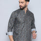 Printed Cotton Short kurta for Men
