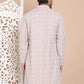 Sequin Embroidered Pure Cotton Kurtas ( KO 5096Grey )