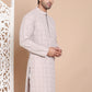Sequin Embroidered Pure Cotton Kurtas ( KO 5096Grey )