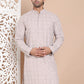 Sequin Embroidered Pure Cotton Kurtas ( KO 5096Grey )