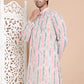 Printed and Emrbroidered Kurtas ( KO 5097Beige )