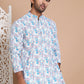 Printed and Emrbroidered Kurtas ( KO 5097Blue )