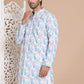Printed and Emrbroidered Kurtas ( KO 5097Blue )