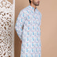 Printed and Emrbroidered Kurtas ( KO 5097Blue )