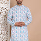 Printed and Emrbroidered Kurtas ( KO 5097Blue )