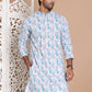 Printed and Emrbroidered Kurtas ( KO 5097Blue )