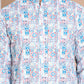 Printed and Emrbroidered Kurtas ( KO 5097Blue )