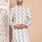 Printed and Emrbroidered Kurtas ( KO 5097Off-White )