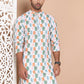 Printed and Emrbroidered Kurtas ( KO 5097Off-White )
