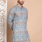 Printed and Emrbroidered Kurtas ( KO 5097Olive )