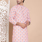 Printed and Emrbroidered Kurtas ( KO 5097Peach )