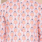 Printed and Emrbroidered Kurtas ( KO 5097Peach )
