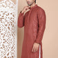 Embroidered and Sequence Kurta For Men. ( KO 5098Brown ) [FF] [J-2-3]
