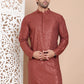 Embroidered and Sequence Kurta For Men. ( KO 5098Brown ) [FF] [J-2-3]