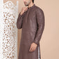 Embroidered and Sequence Kurta For Men. ( KO 5098Coffee ) [FF] [J-2-3]