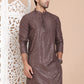 Embroidered and Sequence Kurta For Men. ( KO 5098Coffee ) [FF] [J-2-3]