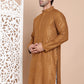 Embroidered and Sequence Kurta For Men. ( KO 5098Mustard )