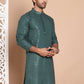 Embroidered and Sequence Kurta For Men. ( KO 5098Olive )