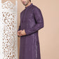 Embroidered and Sequence Kurta For Men. ( KO 5098Purple ) [FF] [J-2-3]
