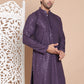 Embroidered and Sequence Kurta For Men. ( KO 5098Purple ) [FF] [J-2-3]