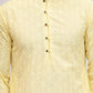 Embroidered Cotton Kurtas ( KO 5099Lemon )